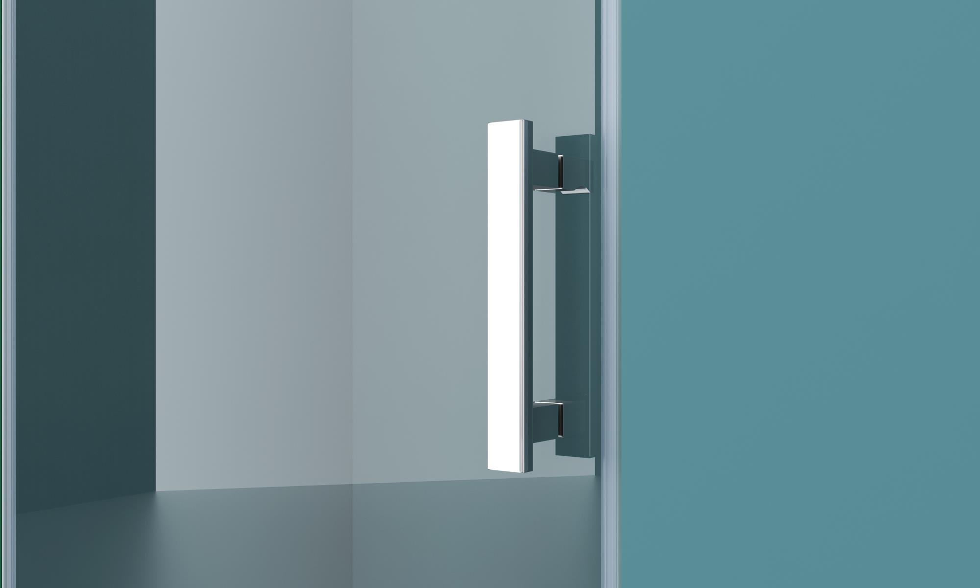 Душевая дверь BelBagno KRAFT-B-12-60/60-C-Cr-L