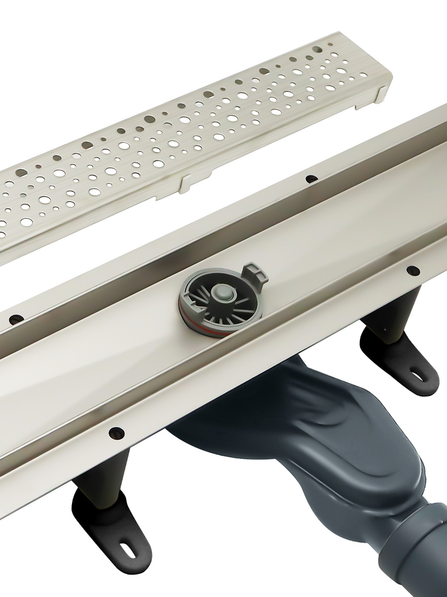 Душевой лоток CEZARES SLIDER-LD-60-Cr нержавеющая сталь