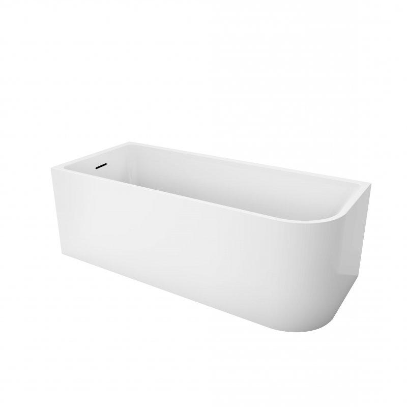 Асимметричная угловая акриловая ванна BelBagno BB712-1500-730-L