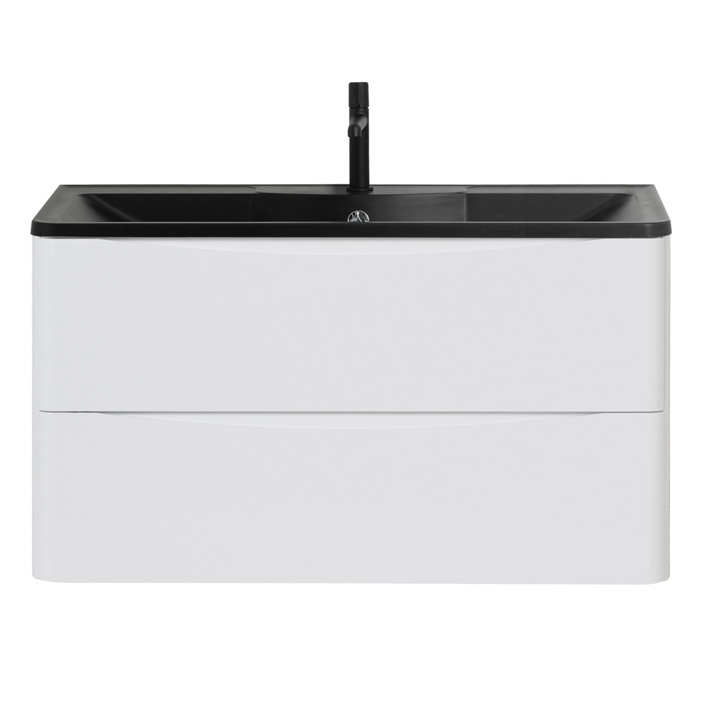 Мебель для ванной комнаты подвесная BelBagno ACQUA-1000-2C-SO-BL 100 см Bianco Lucido 