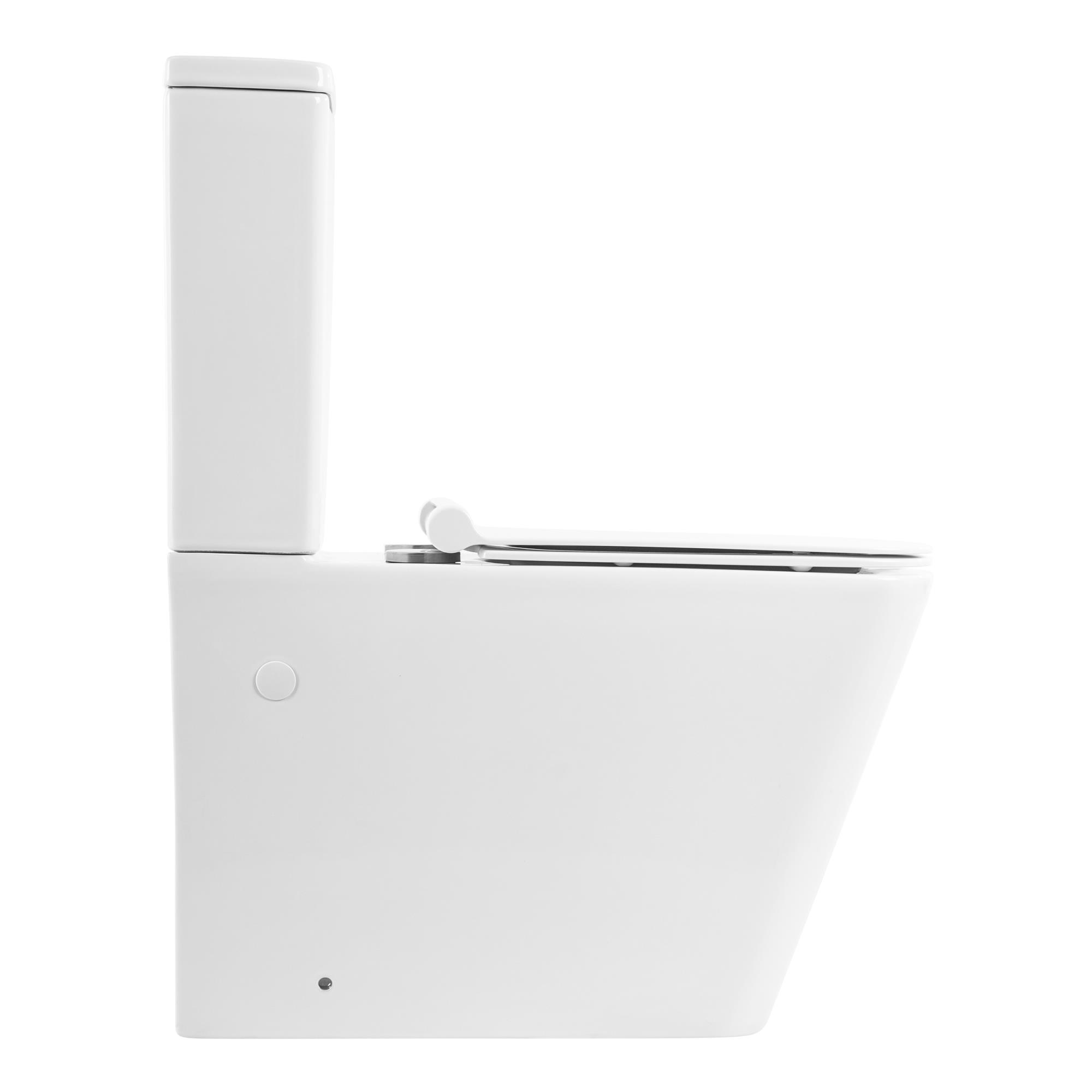 Унитаз-компакт безободковый с сиденьем BelBagno ARDENTE-R BB02093CPR/SC + BB02093T