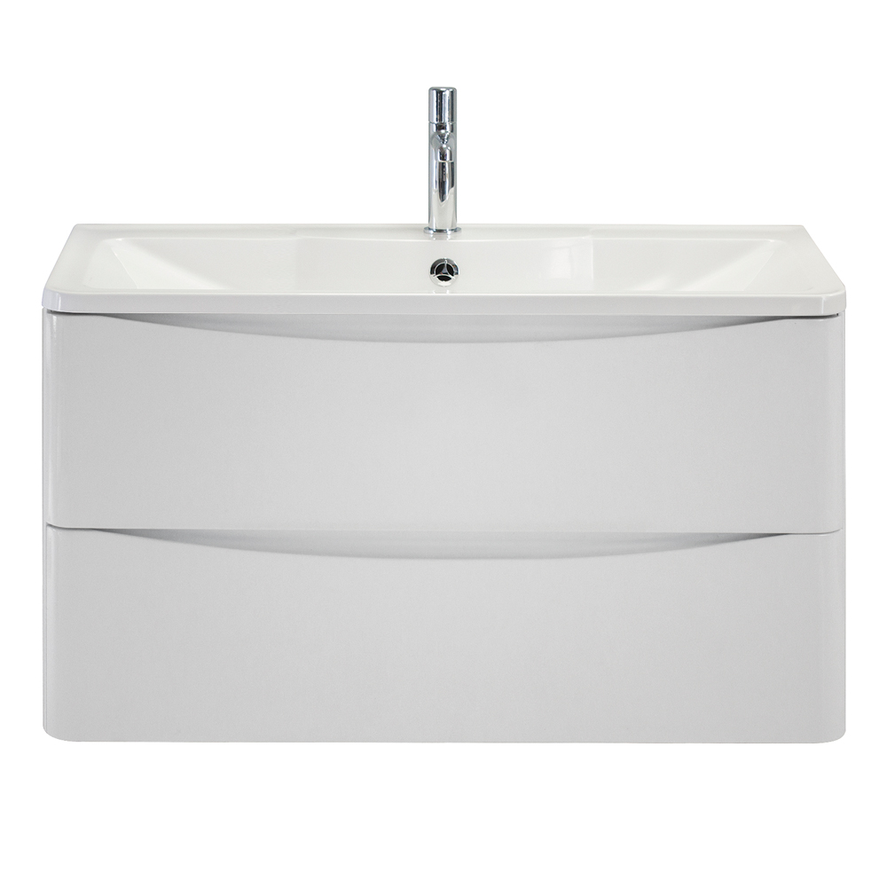 Мебель для ванной комнаты подвесная BelBagno ACQUA-1000-2C-SO-BL 100 см Bianco Lucido 