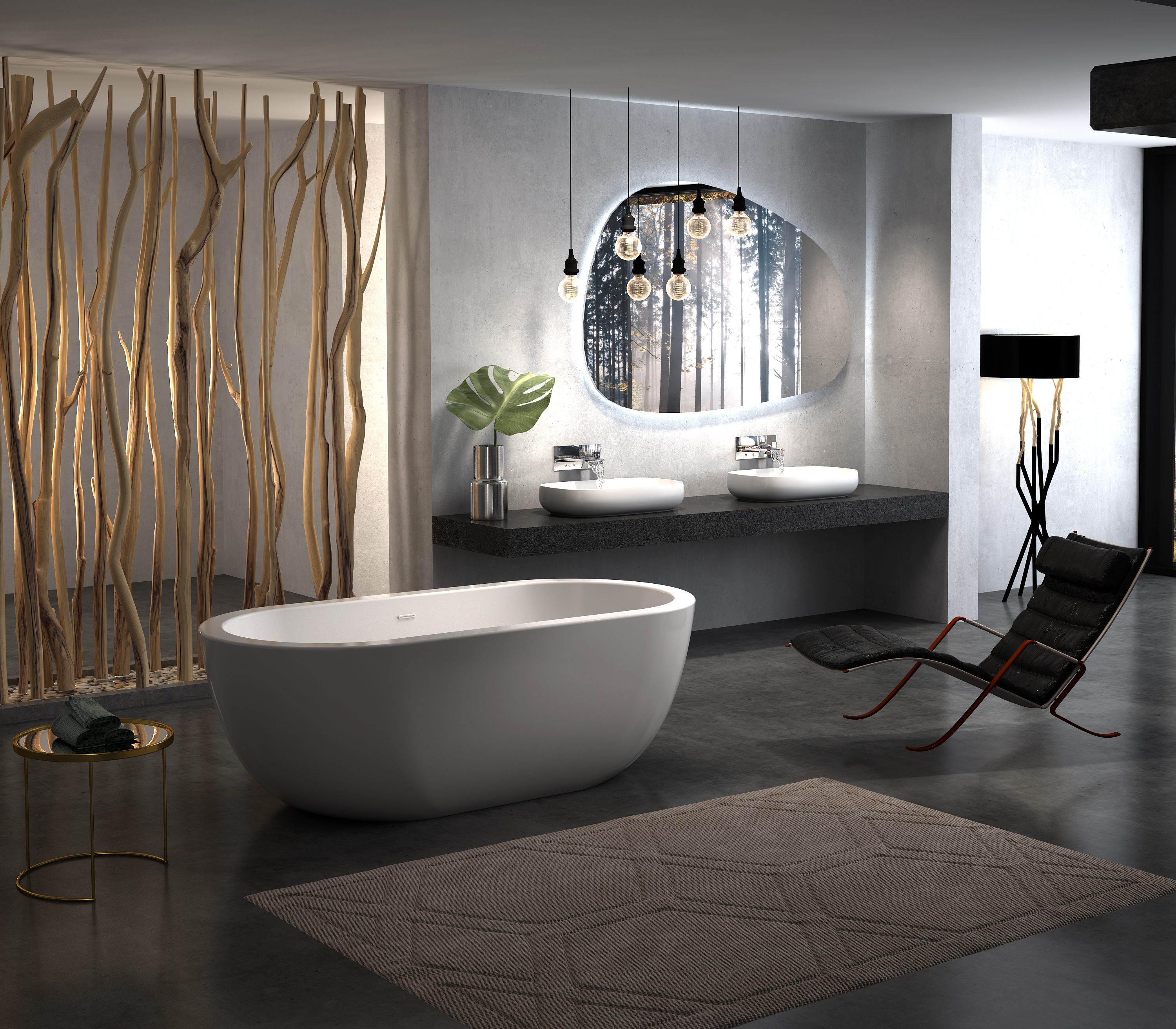 Ванна акриловая отдельностоящая BelBagno BB13-1700