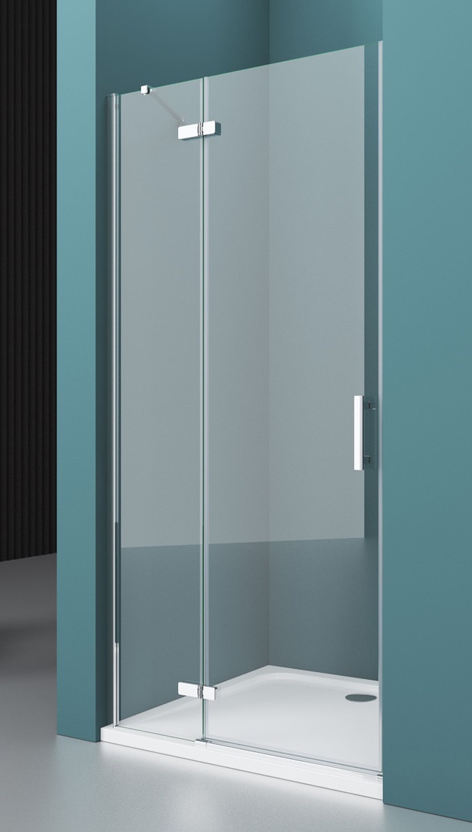 Душевая дверь BelBagno KRAFT-B-12-60/60-C-Cr-L