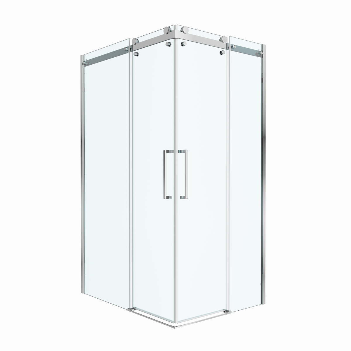 Душевой уголок 120х90см BelBagno MARINO-2-AH-2-120/90-C-CR профиль хром, стекло прозрачное