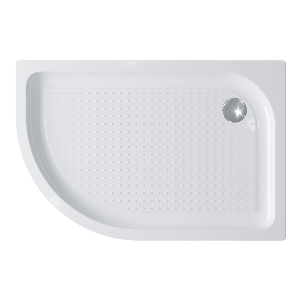 купить Акриловый поддон 120х80 правосторонний BelBagno TRAY-BB-RH-120/80-550-15-W-R с сифоном 