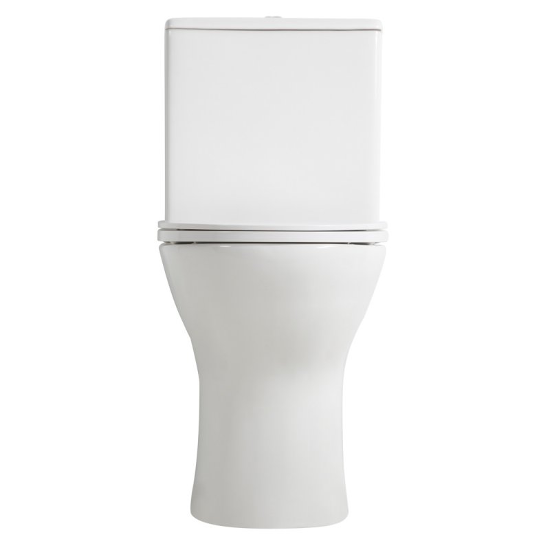 Унитаз-компакт безободковый с сиденьем BelBagno LOUNGE BB045CPR/SC + BB045/051T