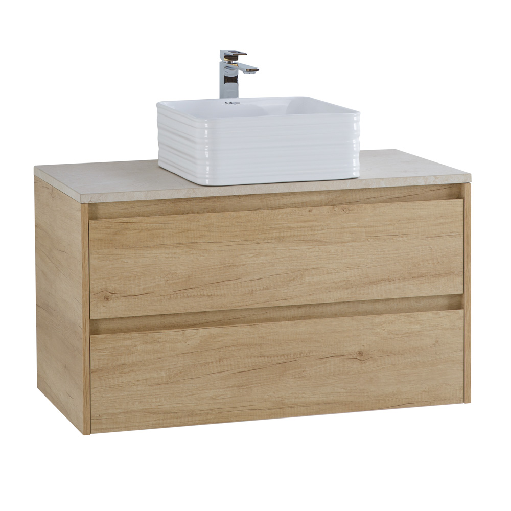 Тумба подвесная под столешницу BelBagno KRAFT-900-2C-SO-RNN