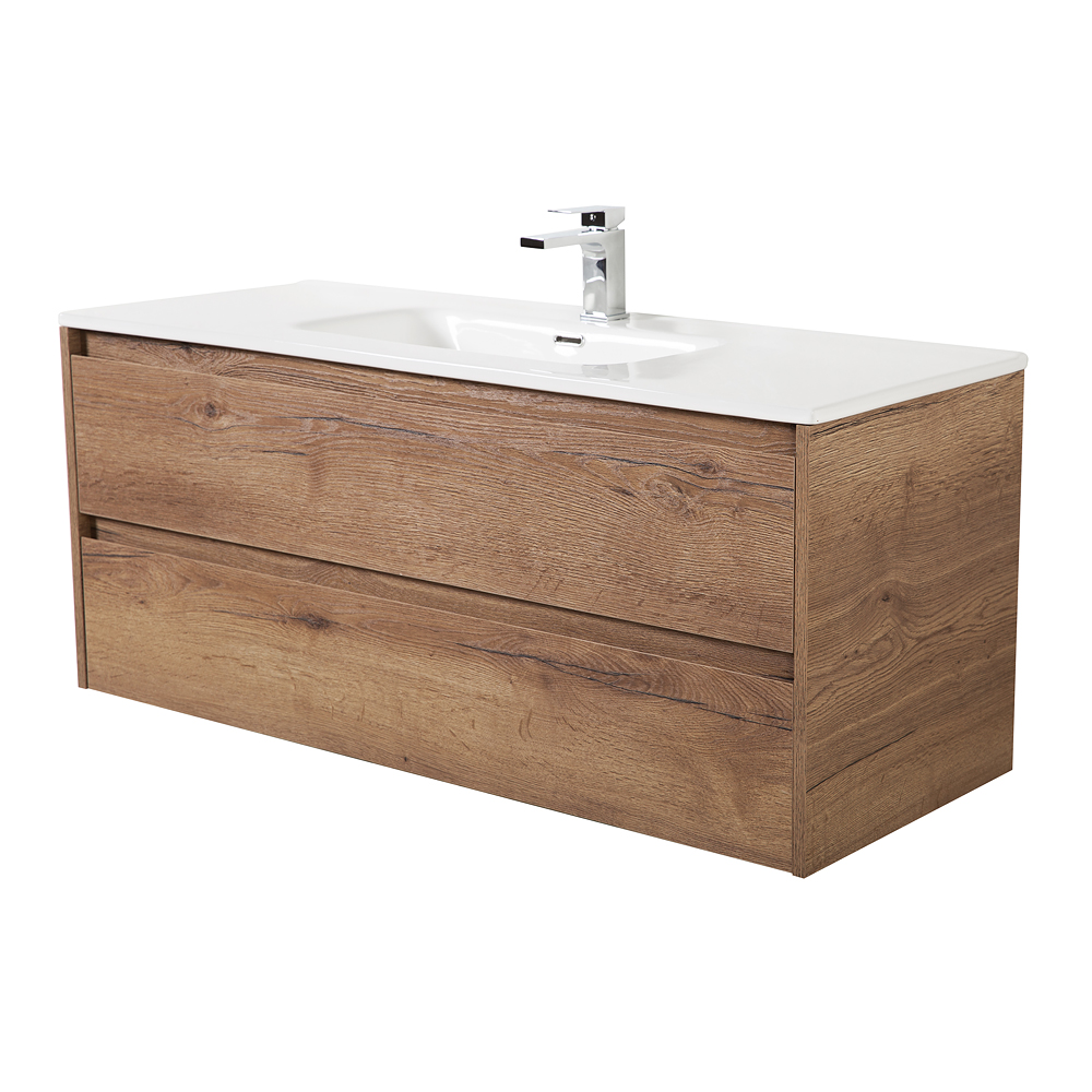 Тумба подвесная с раковиной BelBagno KRAFT-1200-2C-SO-RT