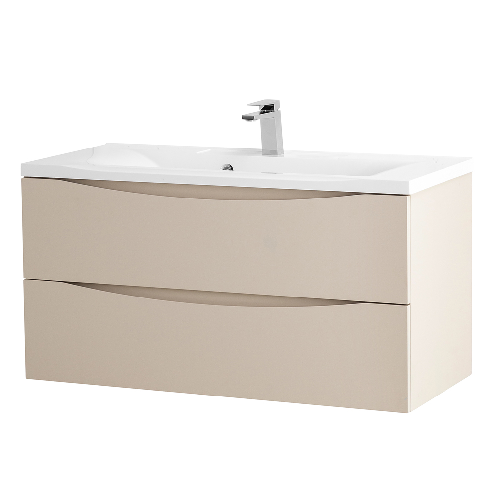 Тумба подвесная с раковиной BelBagno MARINO-1000-2C-SO-CO-P
