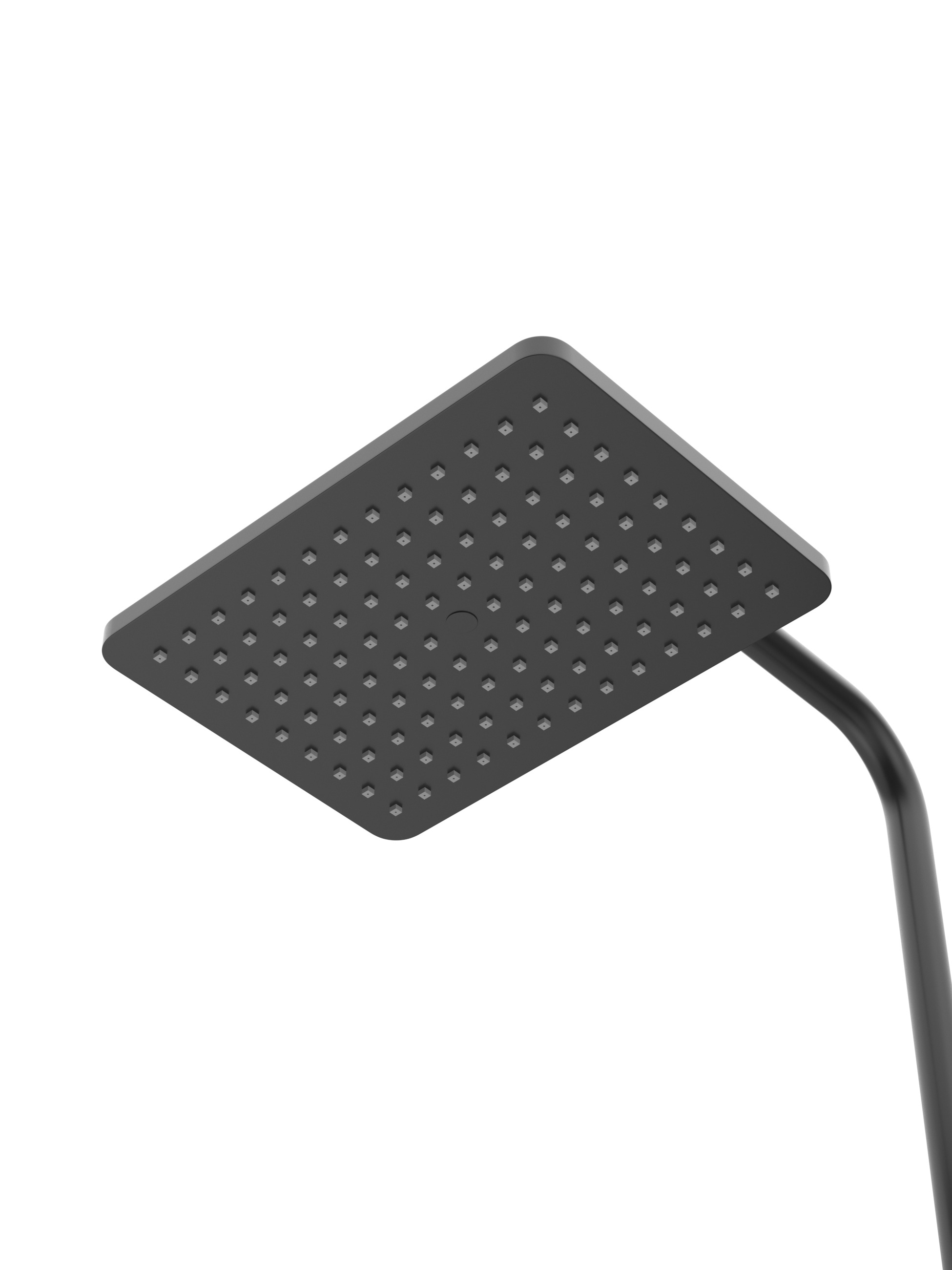 Душевая стойка CEZARES SLIDER-CVD-NOP со смесителем и поворотным изливом, черный матовый