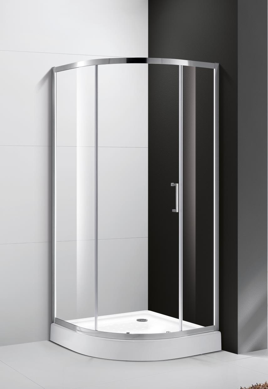 купить Душевой уголок Cezares MOLVENO-R-1-100-C-Cr-IV, 100х100х195, профиль хром, стекло прозрачное 