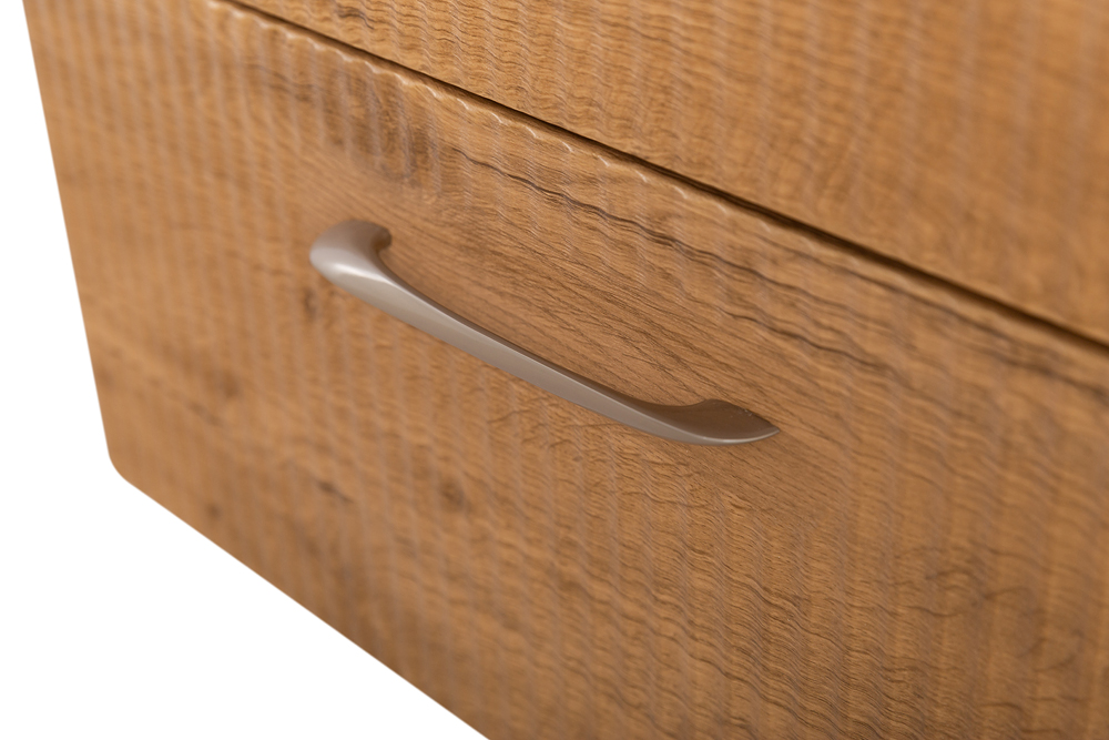Тумба подвесная с раковиной Belbagno DUE 50 см Rovere Nature DUE-500-2C-SO-RN-P + BB-8076-3-50