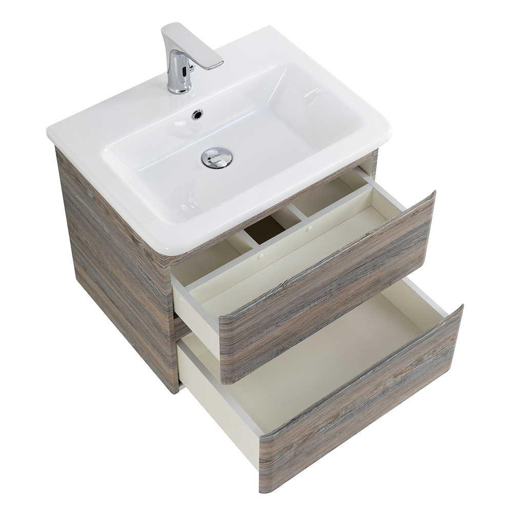 Тумба подвесная с керамической раковиной BelBagno ALBANO-CER-500-2C-SO-PS