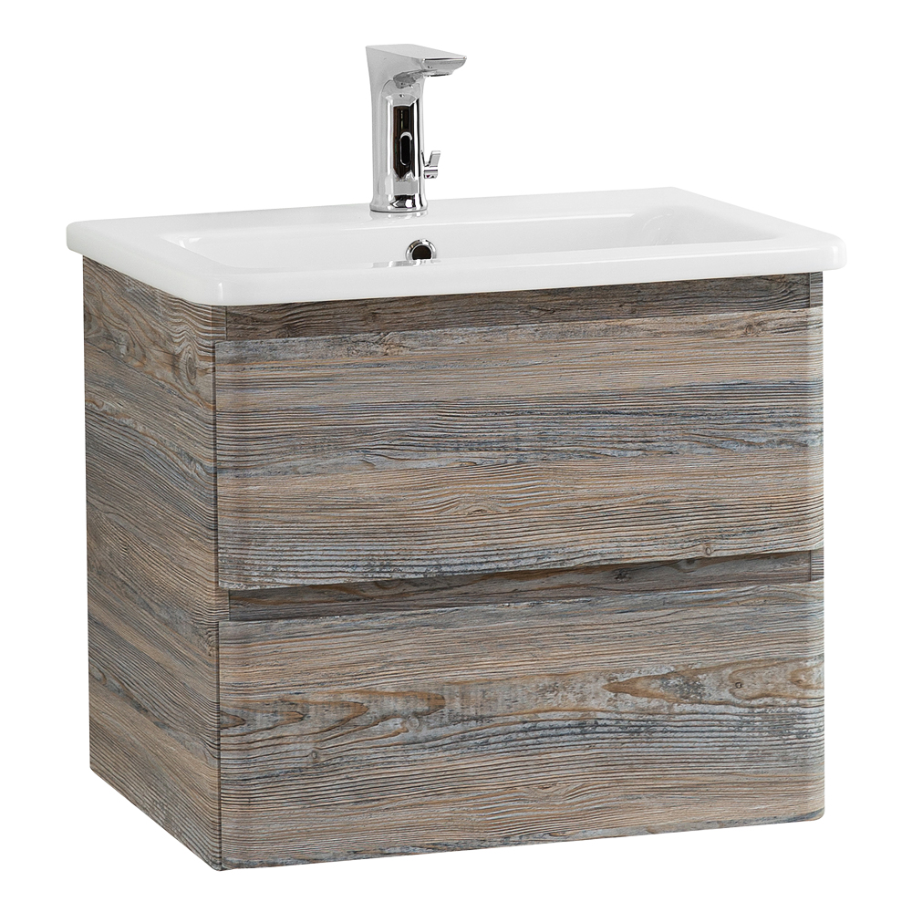 Тумба подвесная с керамической раковиной BelBagno ALBANO-CER-600-2C-SO-PS