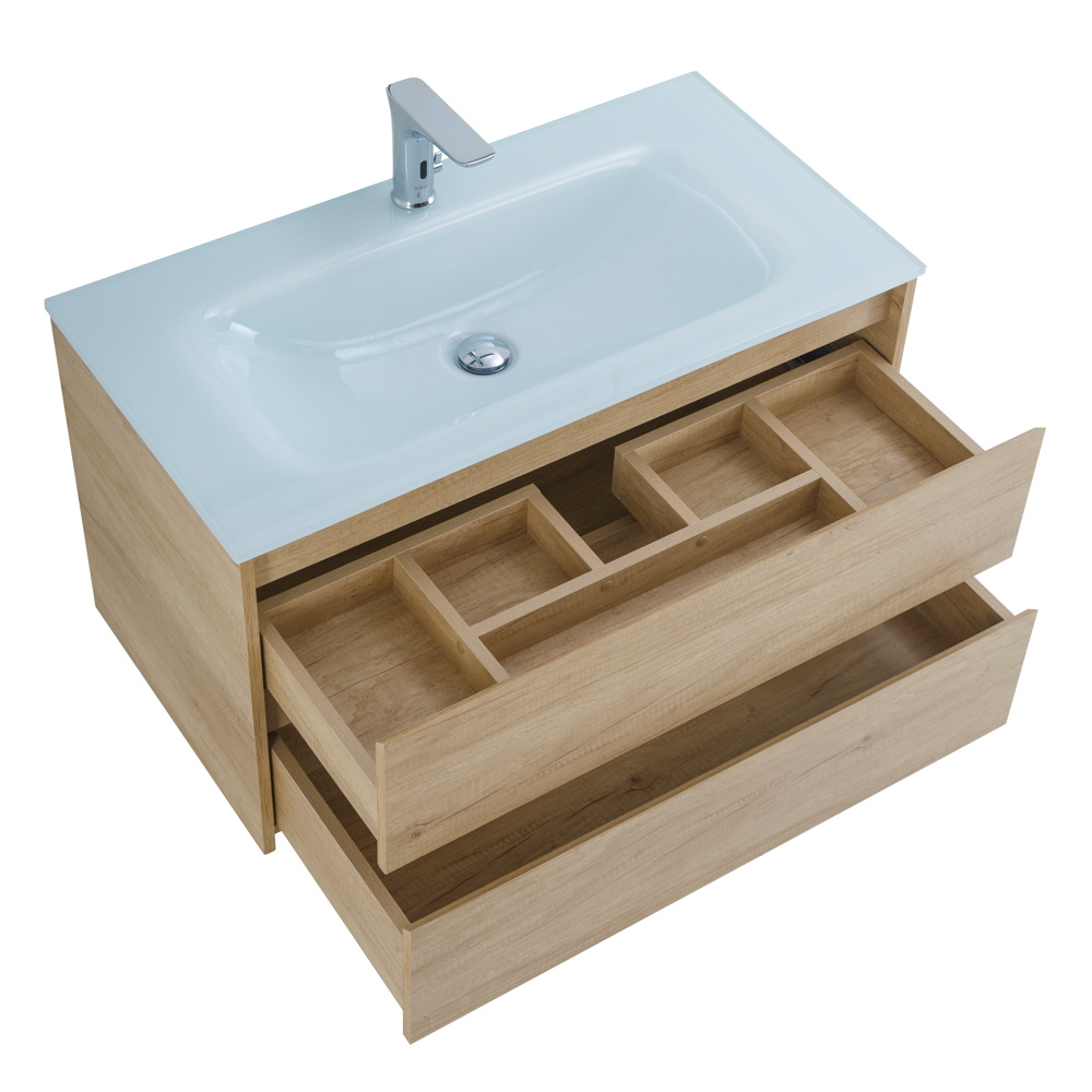 Тумба подвесная под раковину BelBagno KRAFT-800-2C-SO-RNN
