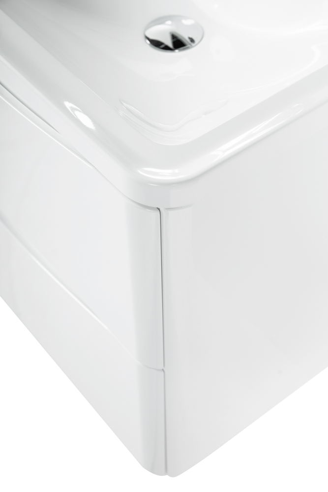 Мебель для ванной комнаты подвесная BelBagno ACQUA-700-2C-SO-BL 70см Bianco Lucido 