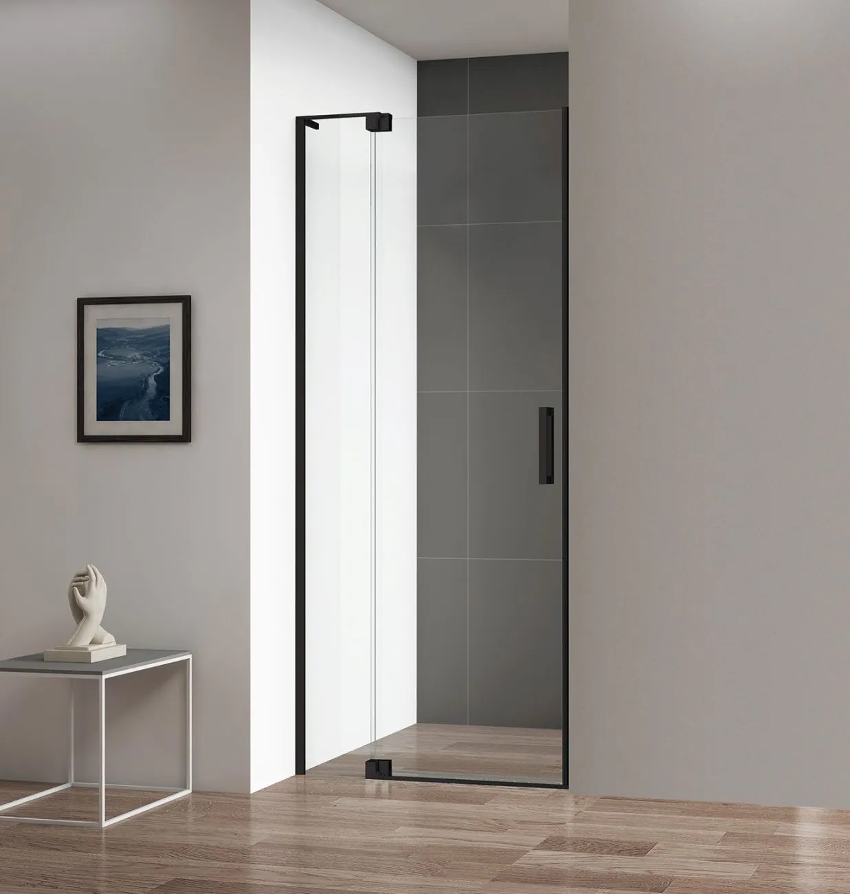 Дверь в проём Cezares SLIDER-B-1-80/90-C-NERO