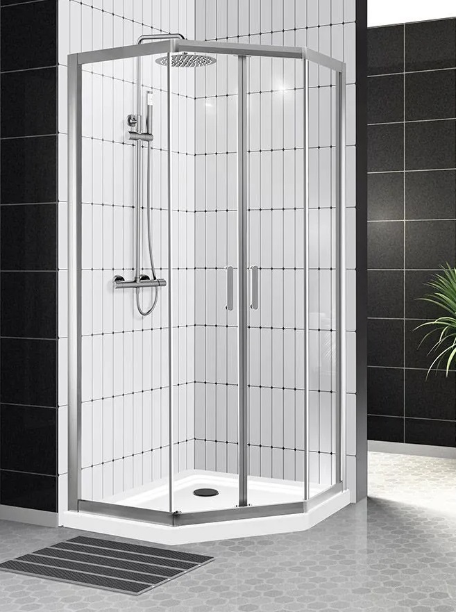 Душевой уголок BelBagno UNO-195-PH-2-100/80-C-Cr