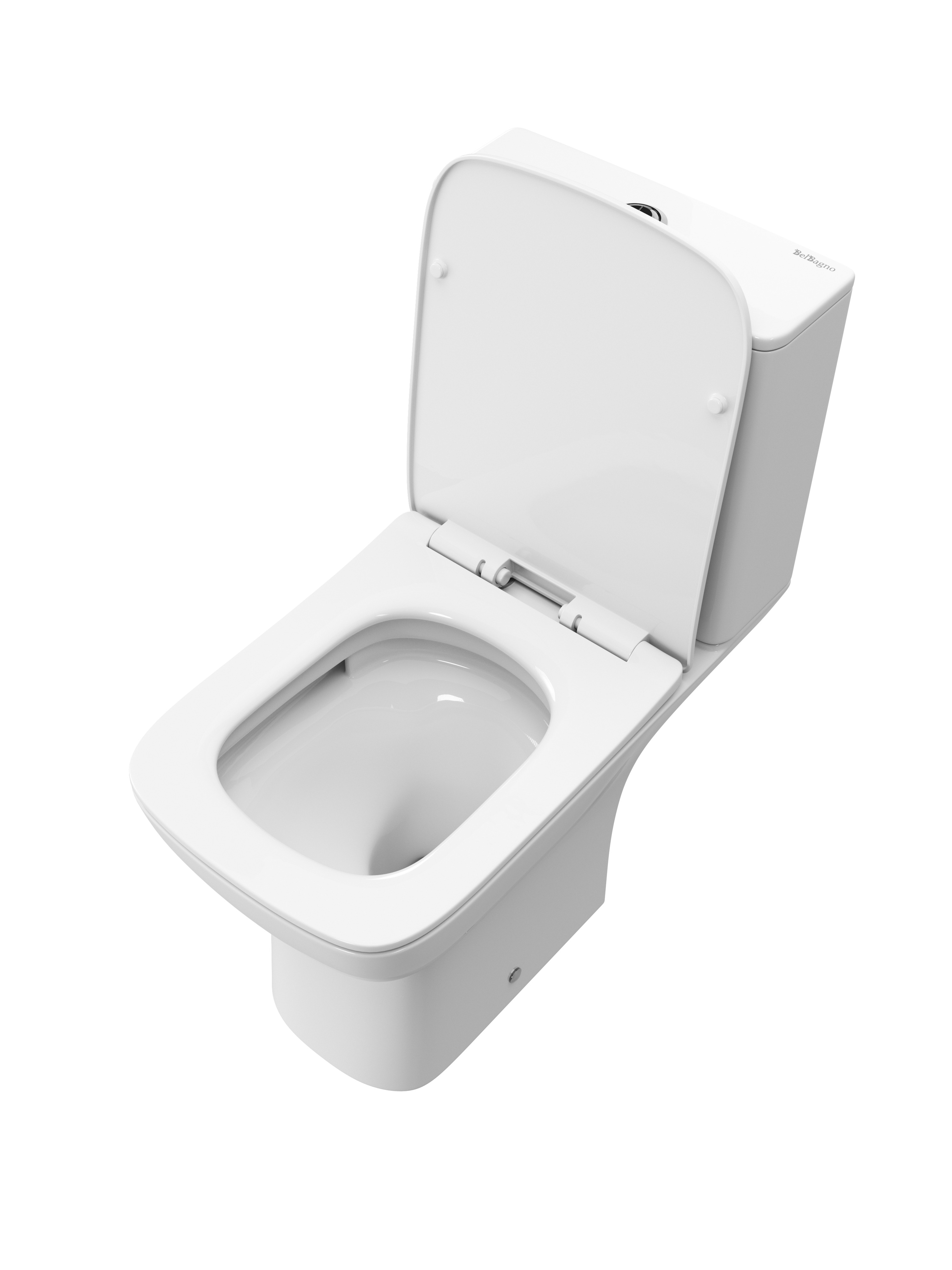 Унитаз-компакт BelBagno ROMANO -TOR BB2803CP/T-TOR/SC с сиденьем и смывом TORNADO