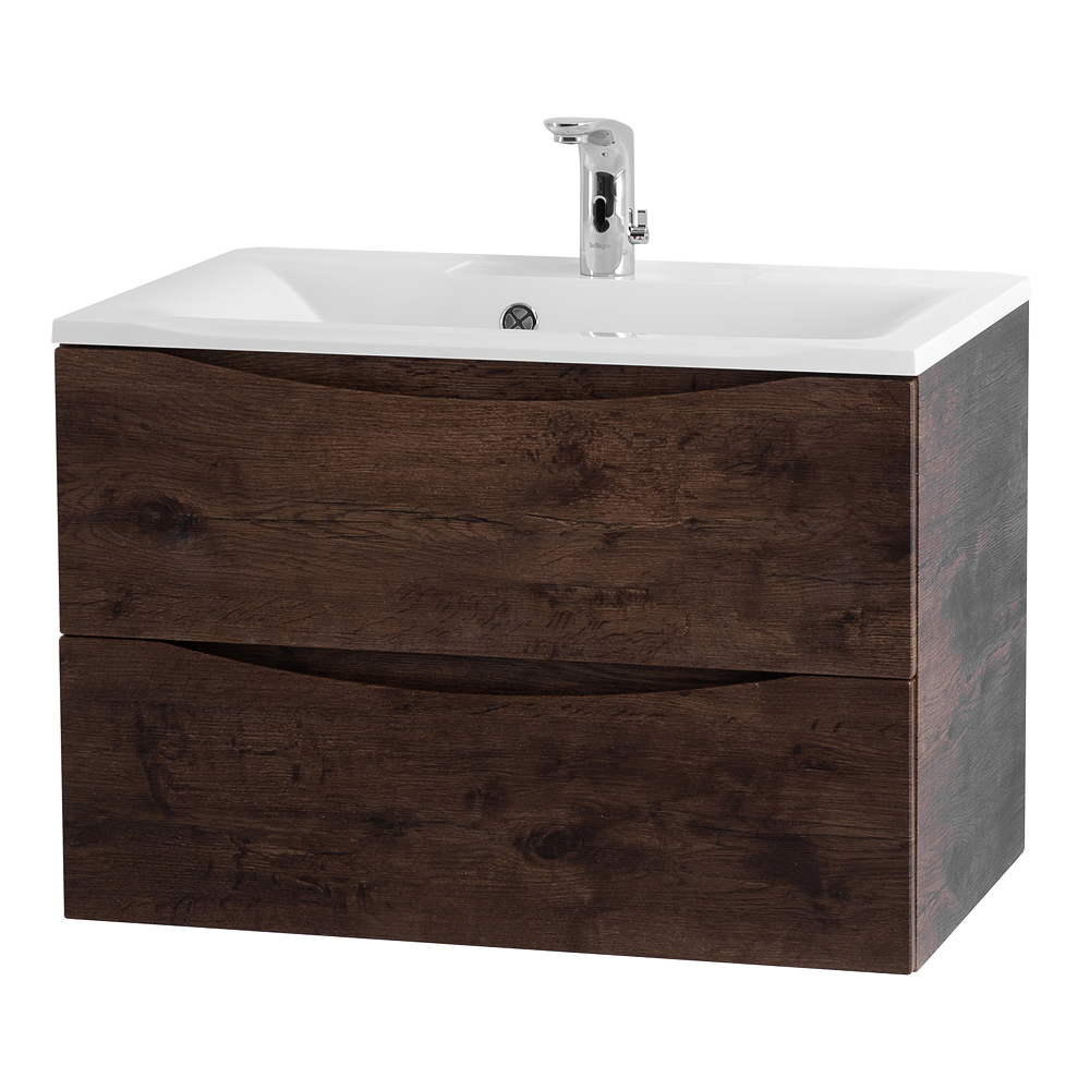 Тумба подвесная с раковиной BelBagno MARINO-750-2C-SO-RW-P