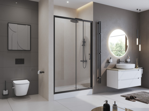 Дверь в проём BelBagno UNO-195-BF-1-140-C-NERO