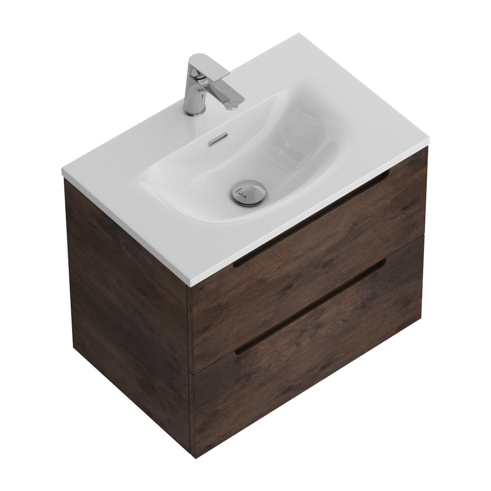 Тумба подвесная с раковиной BelBagno ETNA39-700/390-2C-SO-RW-P+BB-8099-3-70