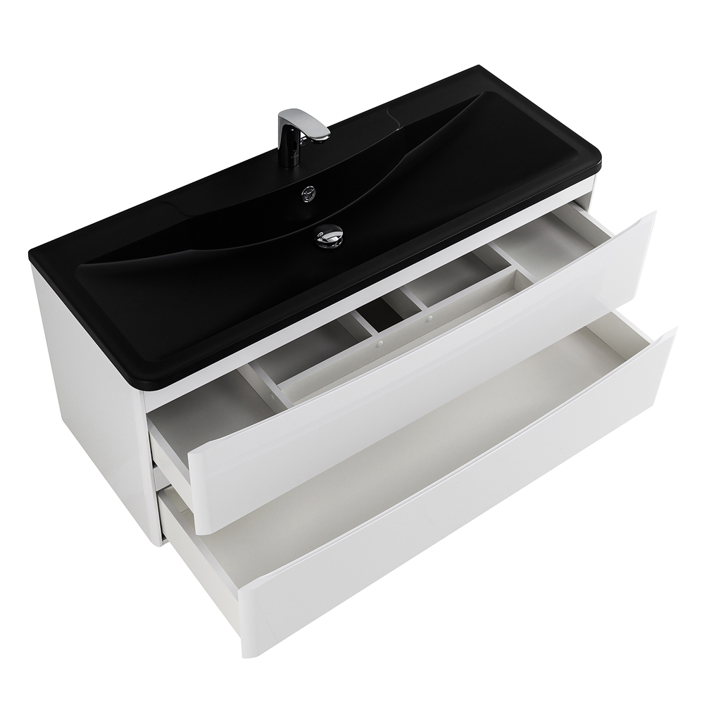 Тумба подвесная под раковину BelBagno ACQUA-1200-2C-SO-BL 120 см Bianco Lucido 