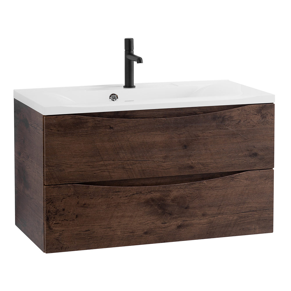 Тумба подвесная с раковиной BelBagno MARINO-1000-2C-SO-RW-P