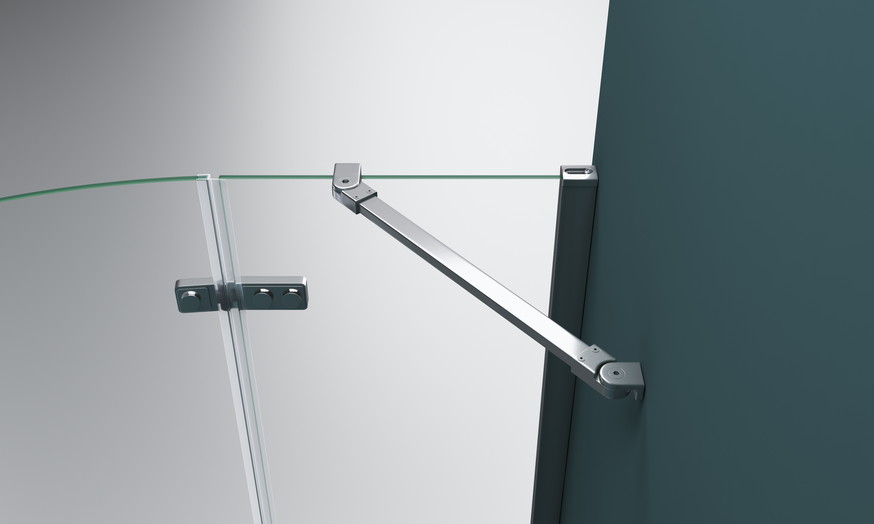 Душевой уголок BelBagno KRAFT-R-2-100-C-Cr