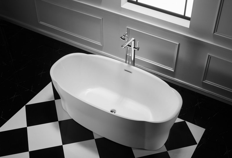 Ванна акриловая отдельностоящая BelBagno BB403-1700-850