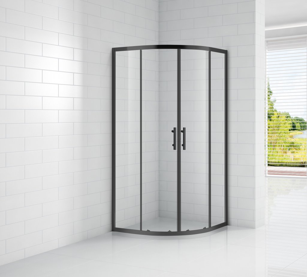 купить Душевой уголок Cezares ECO-O-R-2-90-C-NERO 