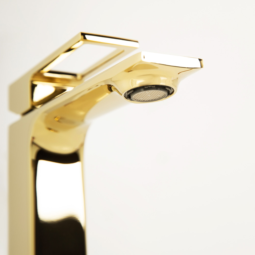 Смеситель BelBagno LUCE на раковину LUC-LVM-ORO