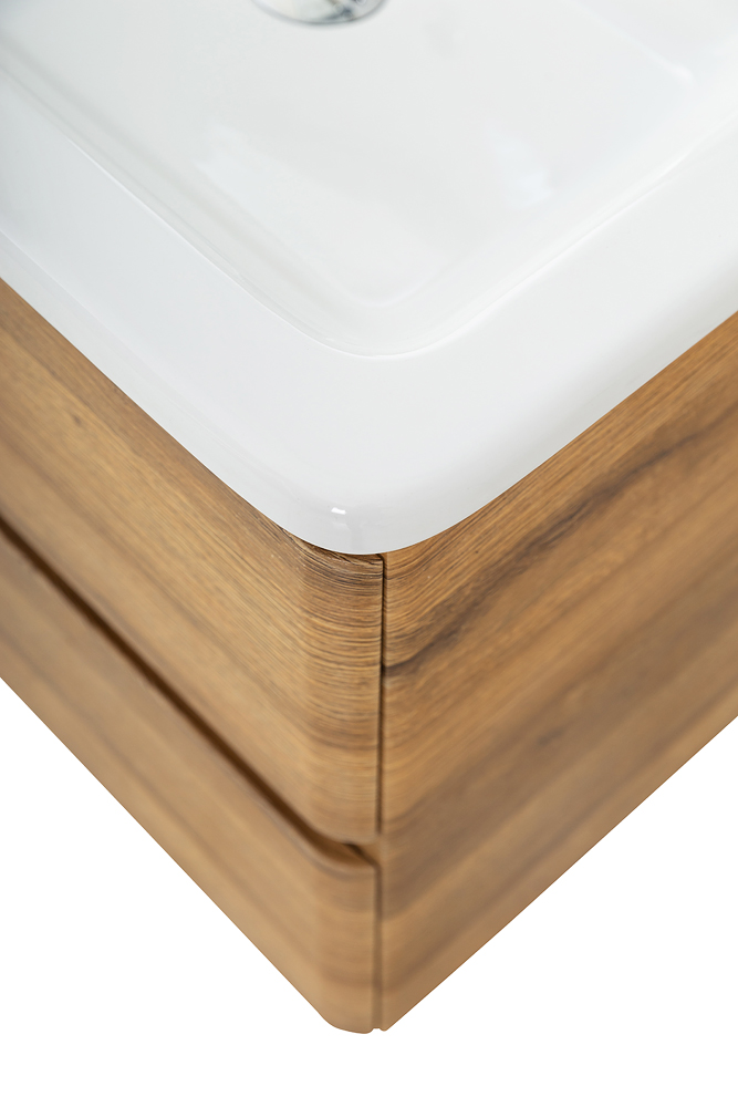 Тумба подвесная с керамической раковиной BelBagno ALBANO-CER-600-2C-SO-RR