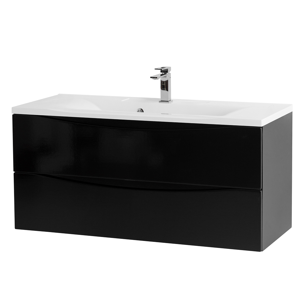 Тумба подвесная с раковиной BelBagno MARINO-1100-2C-SO-NL-P