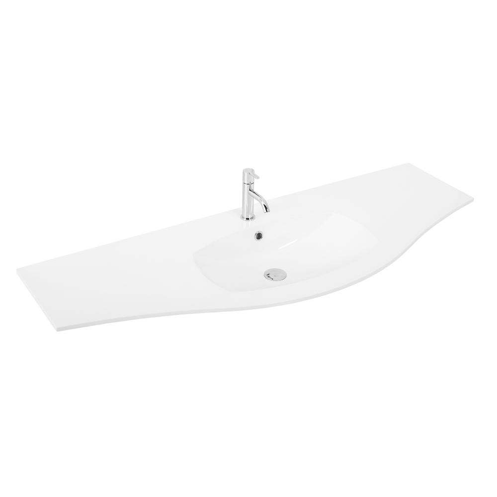 Раковина из искусственного мрамора Cezares 50155 Bianco