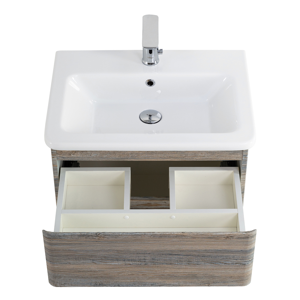 Тумба подвесная с керамической раковиной BelBagno ALBANO-CER-500-2C-SO-PS