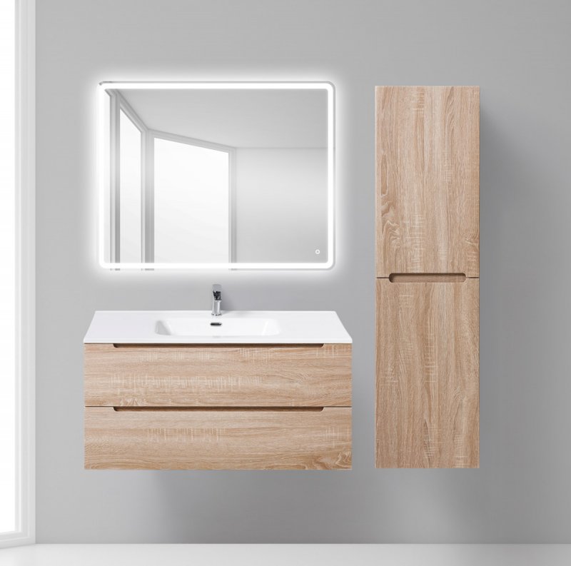 купить Мебель для ванной комнаты BelBagno ETNA Rovere Bianco 100 см ETNA-1000-2C-SO-WO-P 