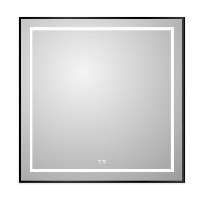купить Зеркало BelBagno SPC-KRAFT-800-800-LED-TCH-WARM-NERO 