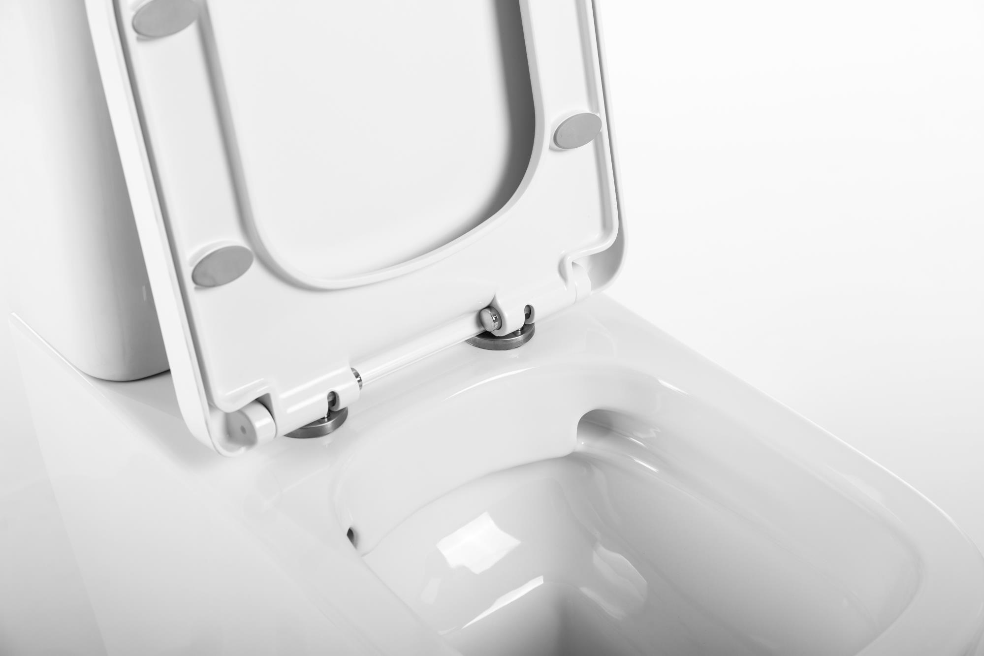 Унитаз-компакт безободковый BelBagno ALBANO BB120CPR + BB120T