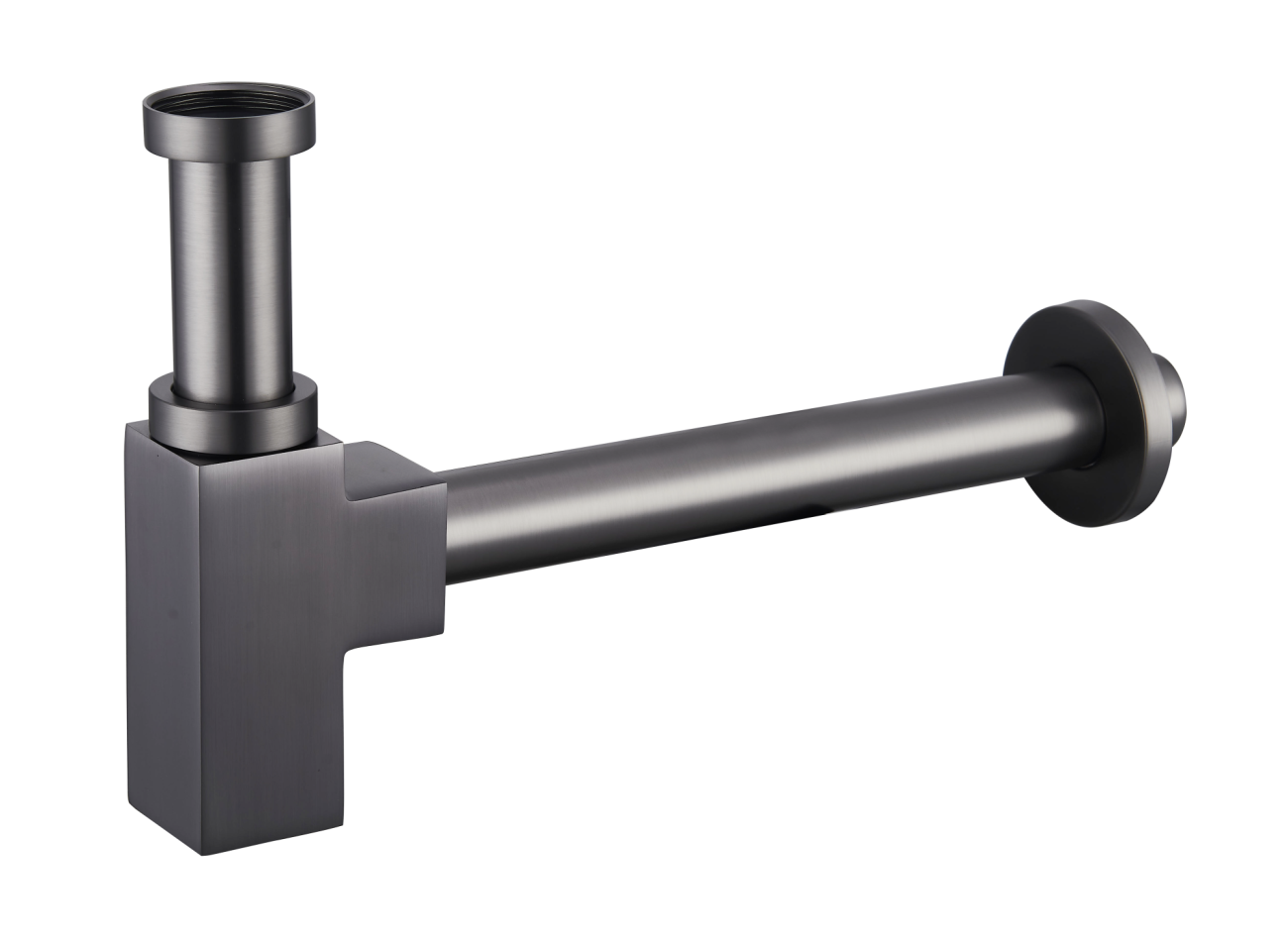 купить Сифон BelBagno BB-SMQ2-GM Оружейная сталь 