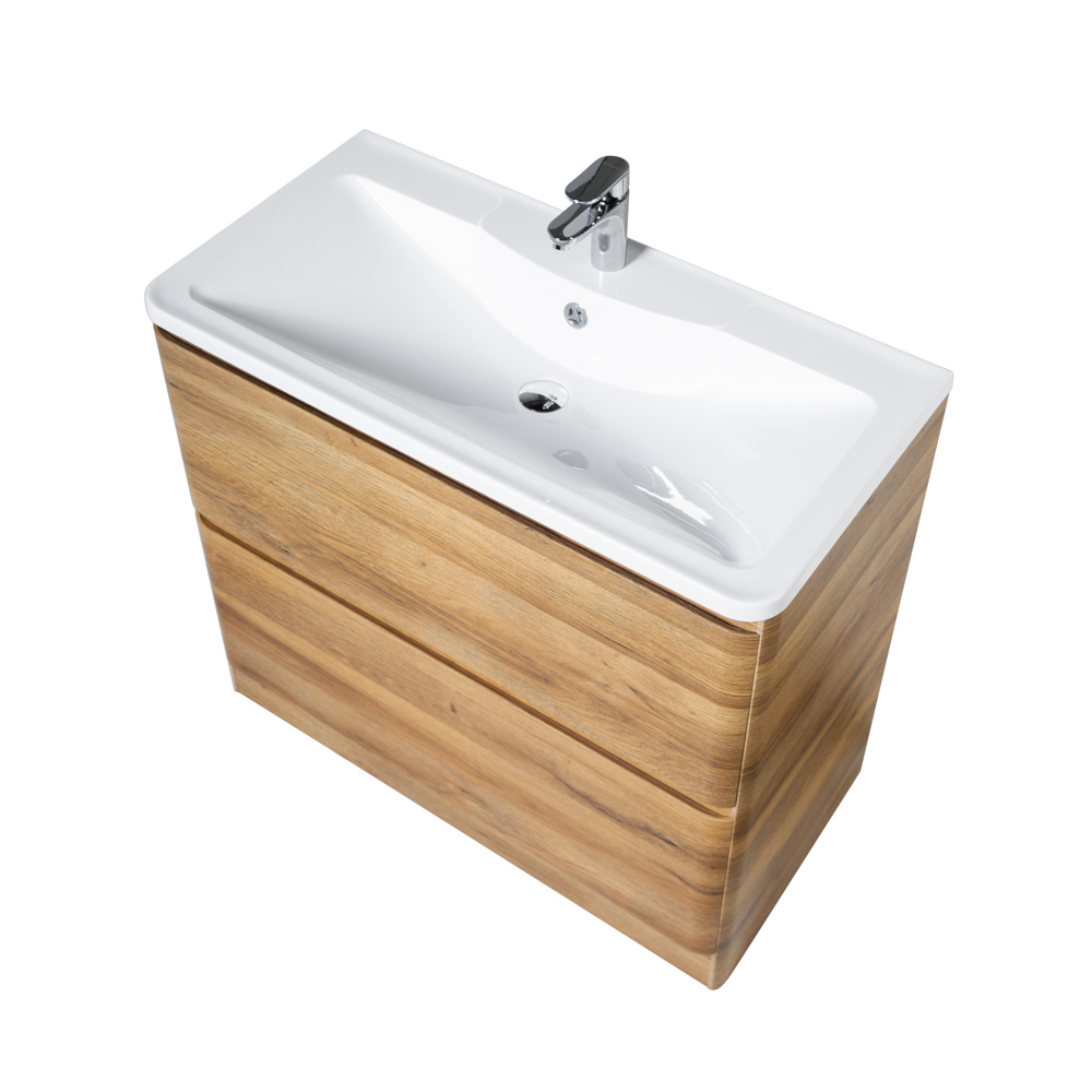Тумба напольная с раковиной BelBagno ALBANO-900-2C-PIA-RR