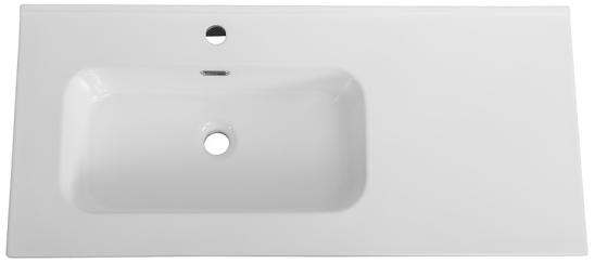 Керамическая раковина CEZARES CZR-8095-100-L, чаша слева