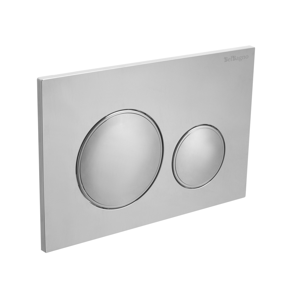 Кнопка смыва BelBagno BB-17C-CRM цвет хром