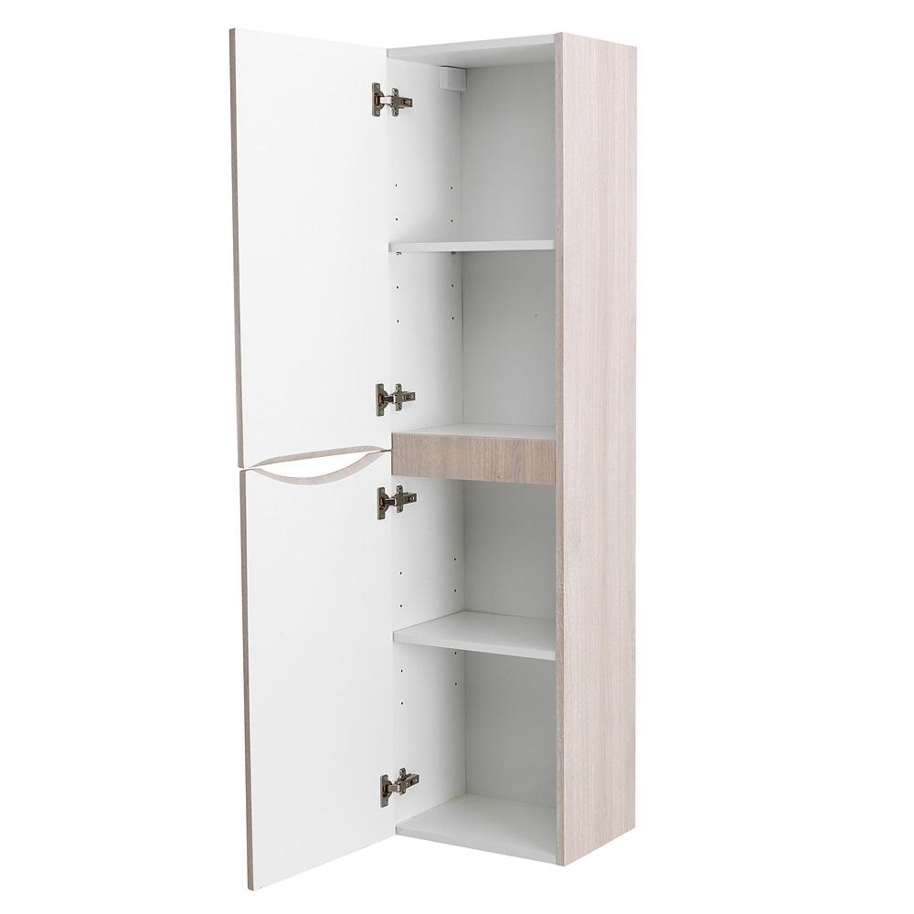 Пенал подвесной BelBagno FLY-MARINO-1500-2A-SC-RG-P-L левосторонний, Rovere Grigio