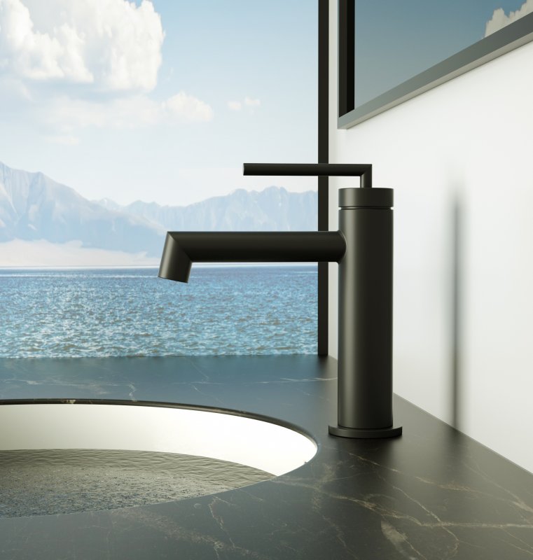 Смеситель BelBagno для раковины ACQUA-LVM-NERO