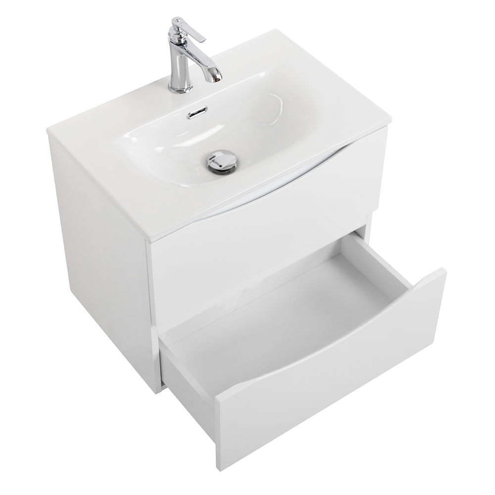 Тумба под раковину подвесная BelBagno MARINO-CER-MINI-600-2C-SO-BL-P