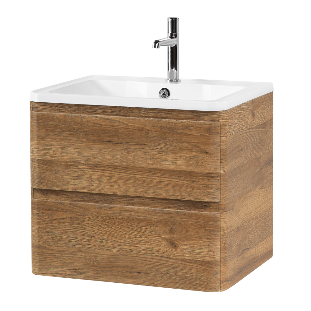 Тумба подвесная с раковиной BelBagno ALBANO-600-2C-SO-RR