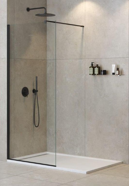 Душевая перегородка Cezares LIBERTA-L-1-120-120-C-NERO