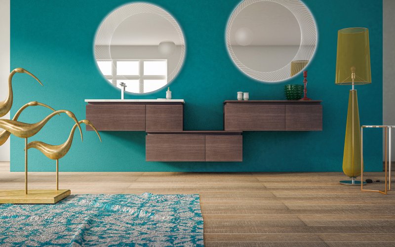 купить Мебель для ванной CEZARES AVRIL 100 см Rovere scuro Soft  